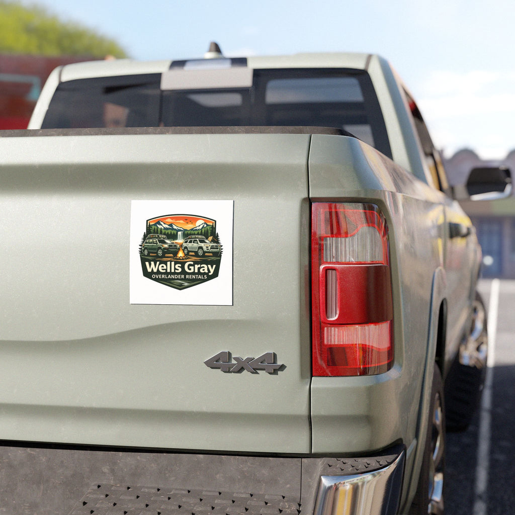 Wells Gray Overlander Rentals Car Magnet